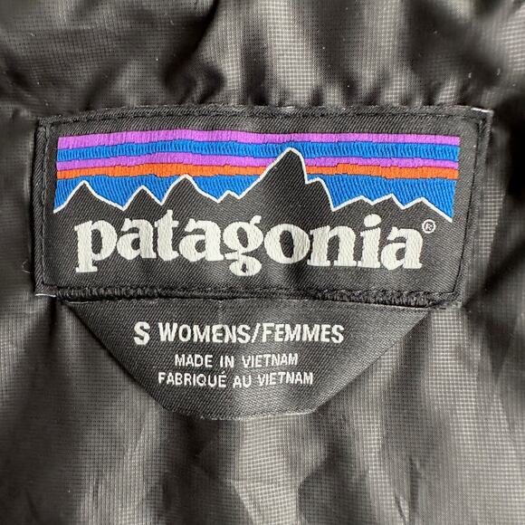 Patagonia 84247 Nano Puff Full Zip Quilted Primaloft Black Puffer Vest women S - Picture 7 of 9